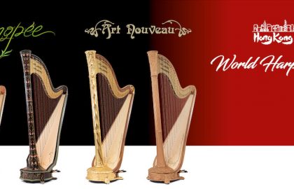 Camac Harps present the 'Canopée' and 'Art Nouveau'
