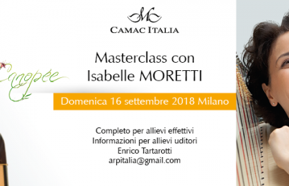 Isabelle Moretti masterclass, Milan 2018
