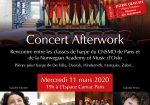 Concert des classes de harpe du CNSMD de Paris et de la Norwegian Academy of Music d’Oslo