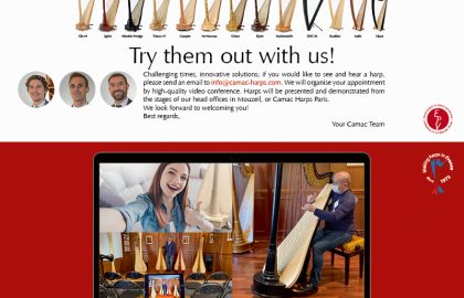 Try them out with us! Harp demo videoconferences