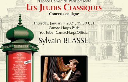 Les Jeudis Classiques, January 7, 2021: Sylvain BLASSEL