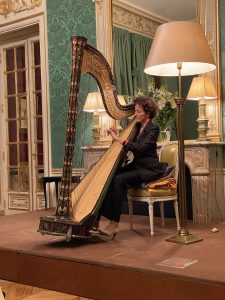 Isabelle Moretti plays works by Debussy, Fauré and Grace Williams at the ceremony.