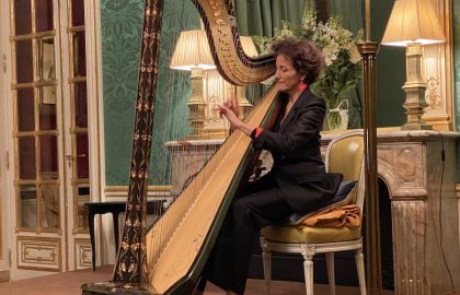 Isabelle Moretti plays works by Debussy, Fauré and Grace Williams at the ceremony.