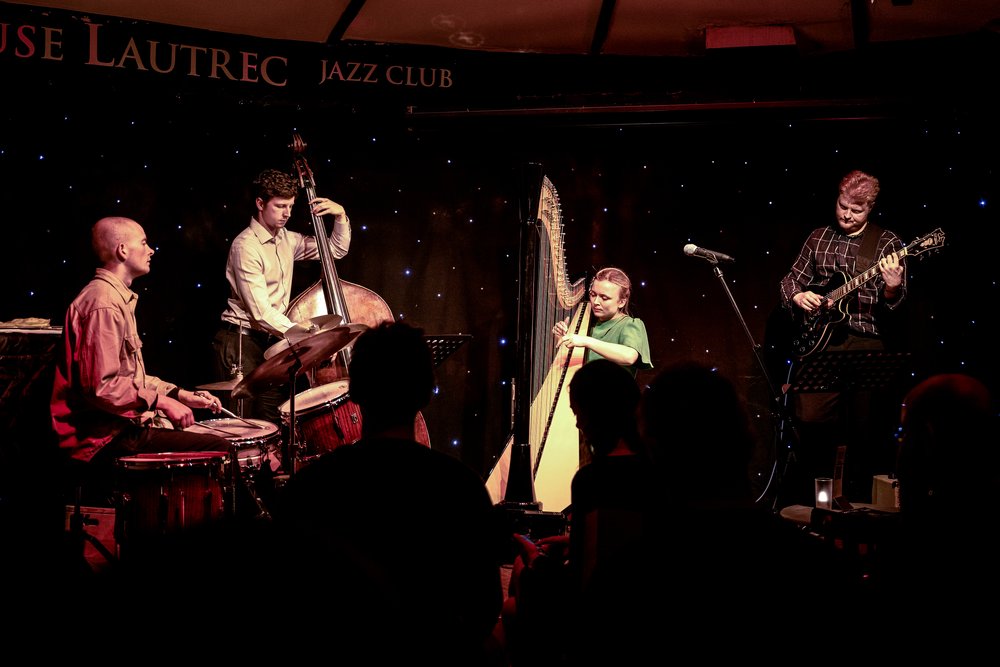 Catriona with her quartet at a recent appearance at the Toulouse Lautrec Jazz club (London)