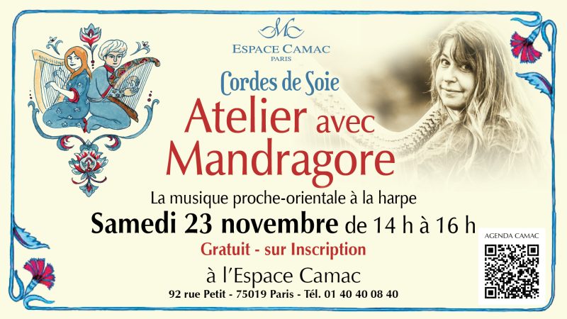 Atelier avec Mandragore : la musique proche-orientale à la harpe