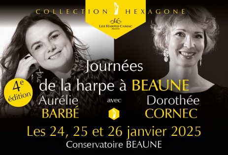 Les 24, 25 et 26 Janvier 2025, Collection Hexagone: Journées de la harpe à Beaune, 4e édition