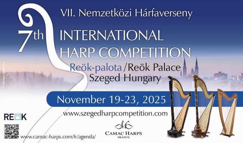 19-23 November 2025: 7th International Harp Competition in Szeged