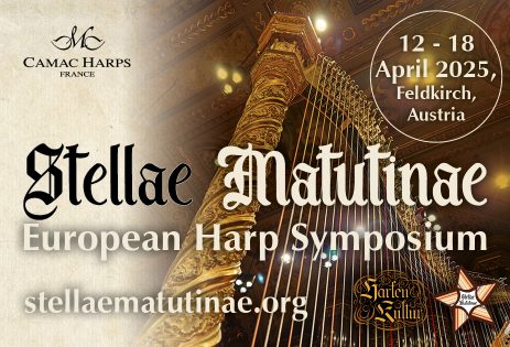 Du 11 au 18 avril 2025 : Symposium européen de la harpe « Stellae Matutinae »